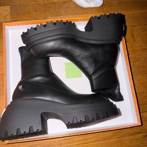 Naked Wolfe Secret Black Stretch Ankle Boots